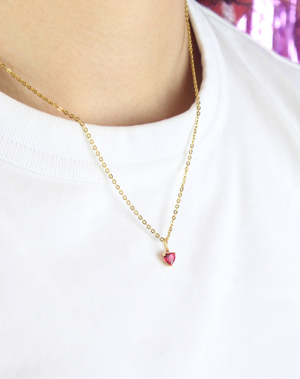 Bejewelled Heart Necklace