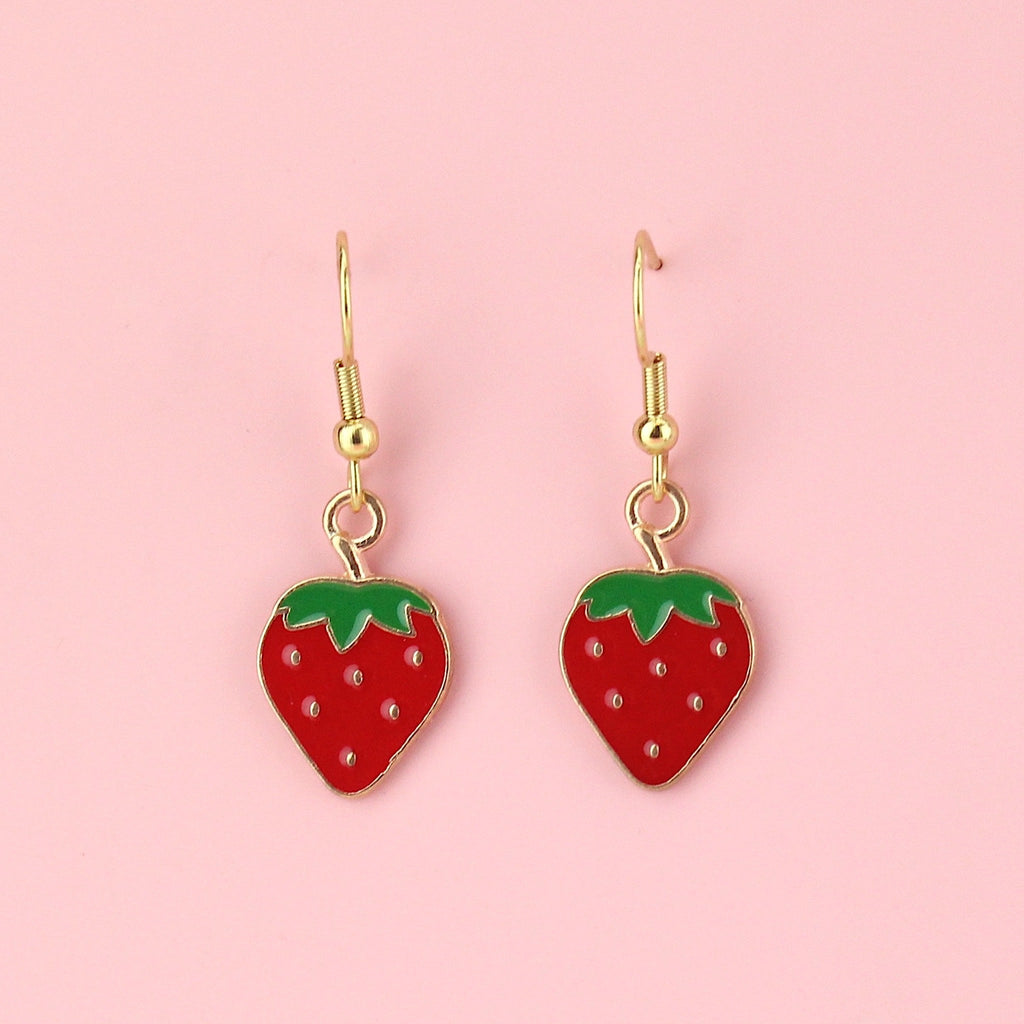 Berry Sweet Strawberry Earrings