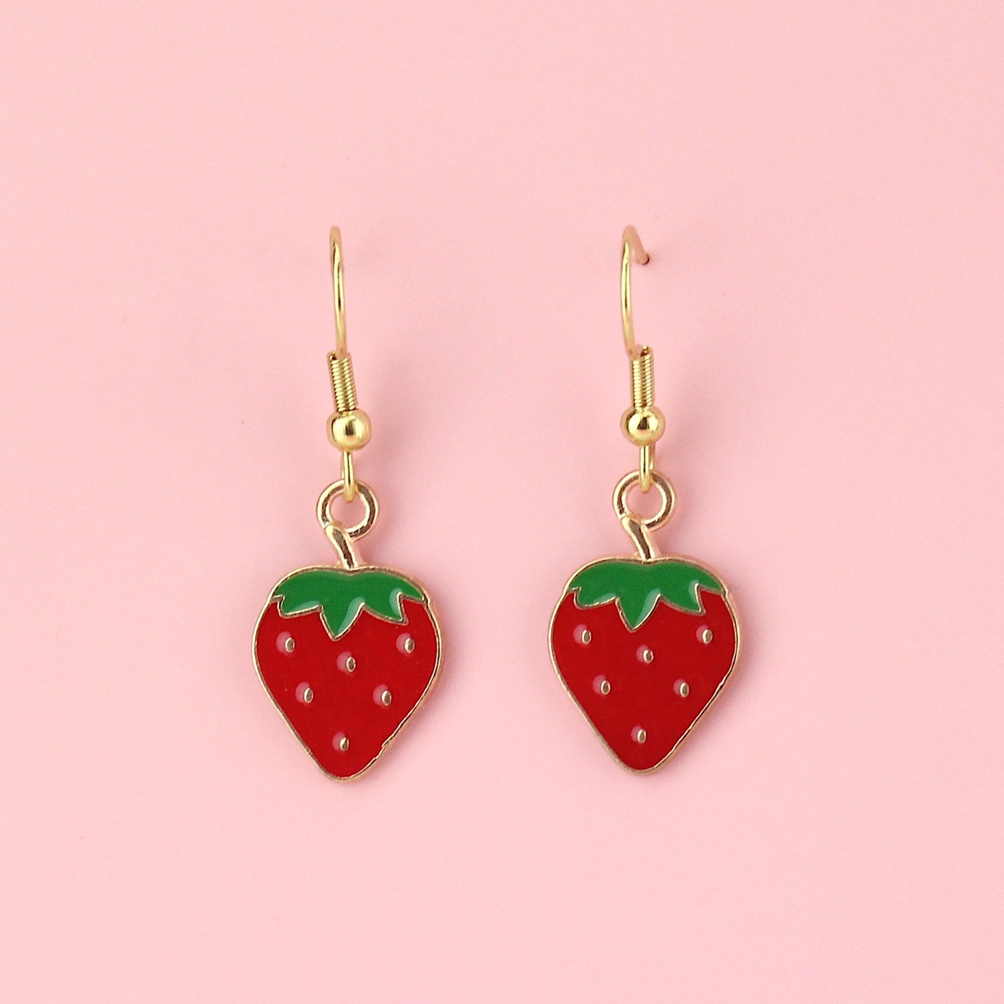 Berry Sweet Strawberry Earrings