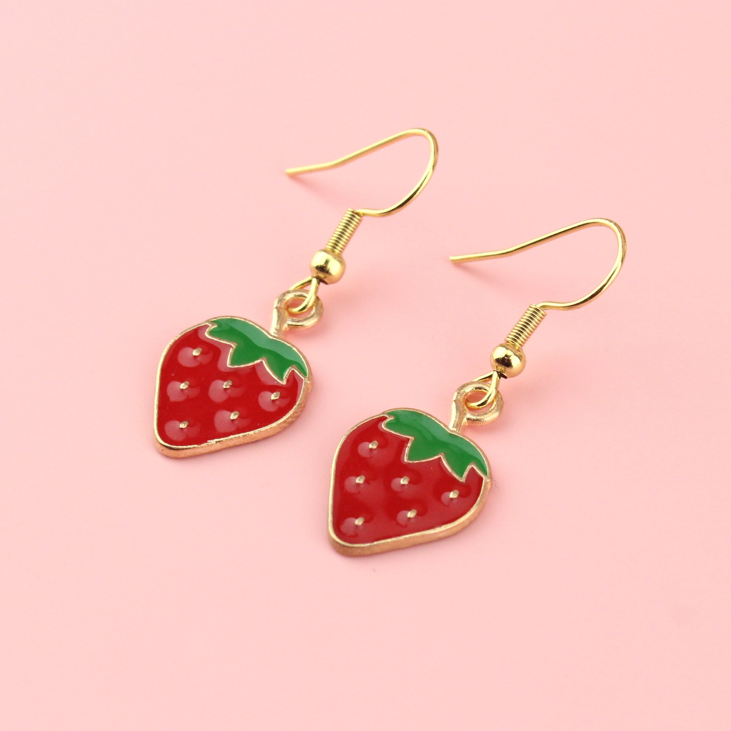 Berry Sweet Strawberry Earrings