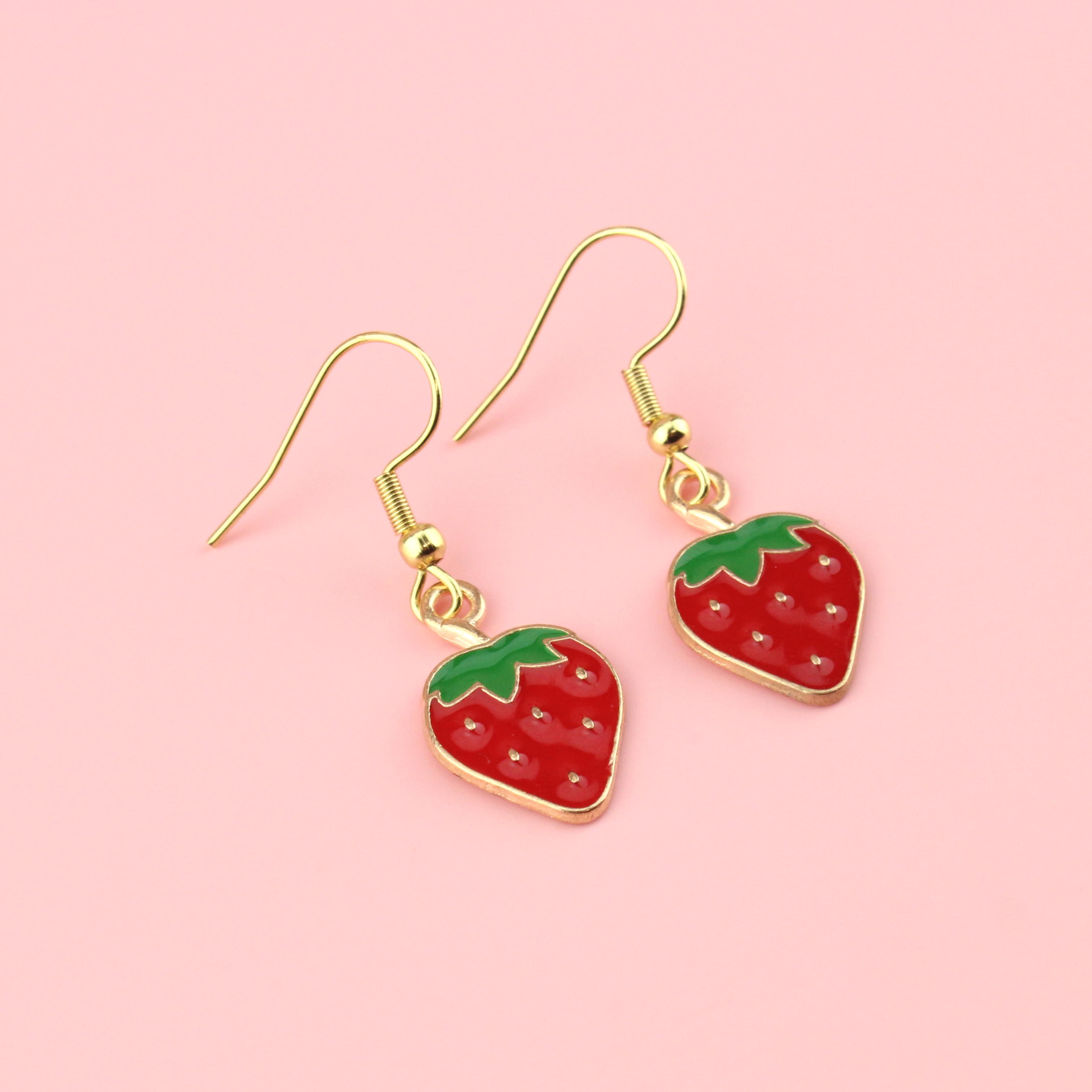 Berry Sweet Strawberry Earrings