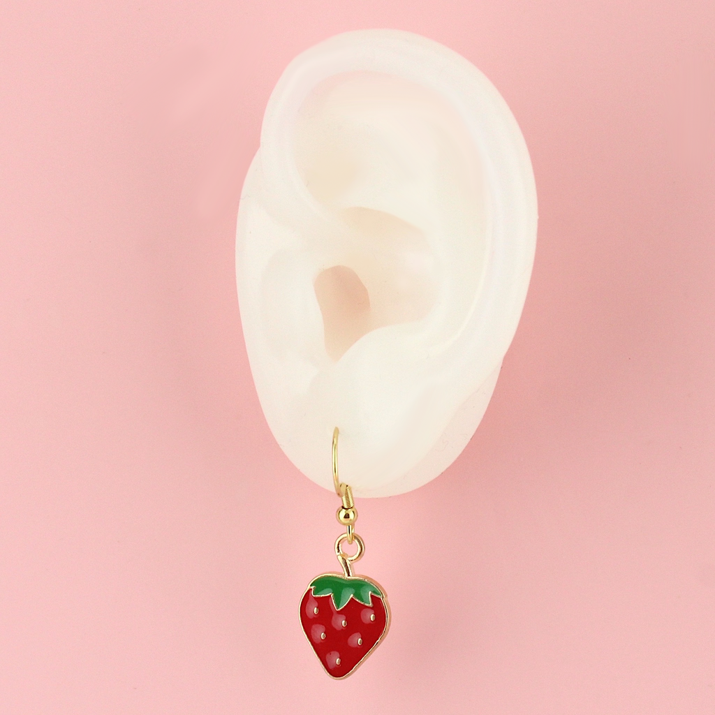 Berry Sweet Strawberry Earrings