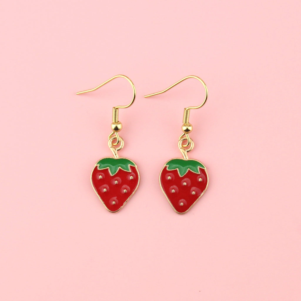 Berry Sweet Strawberry Earrings