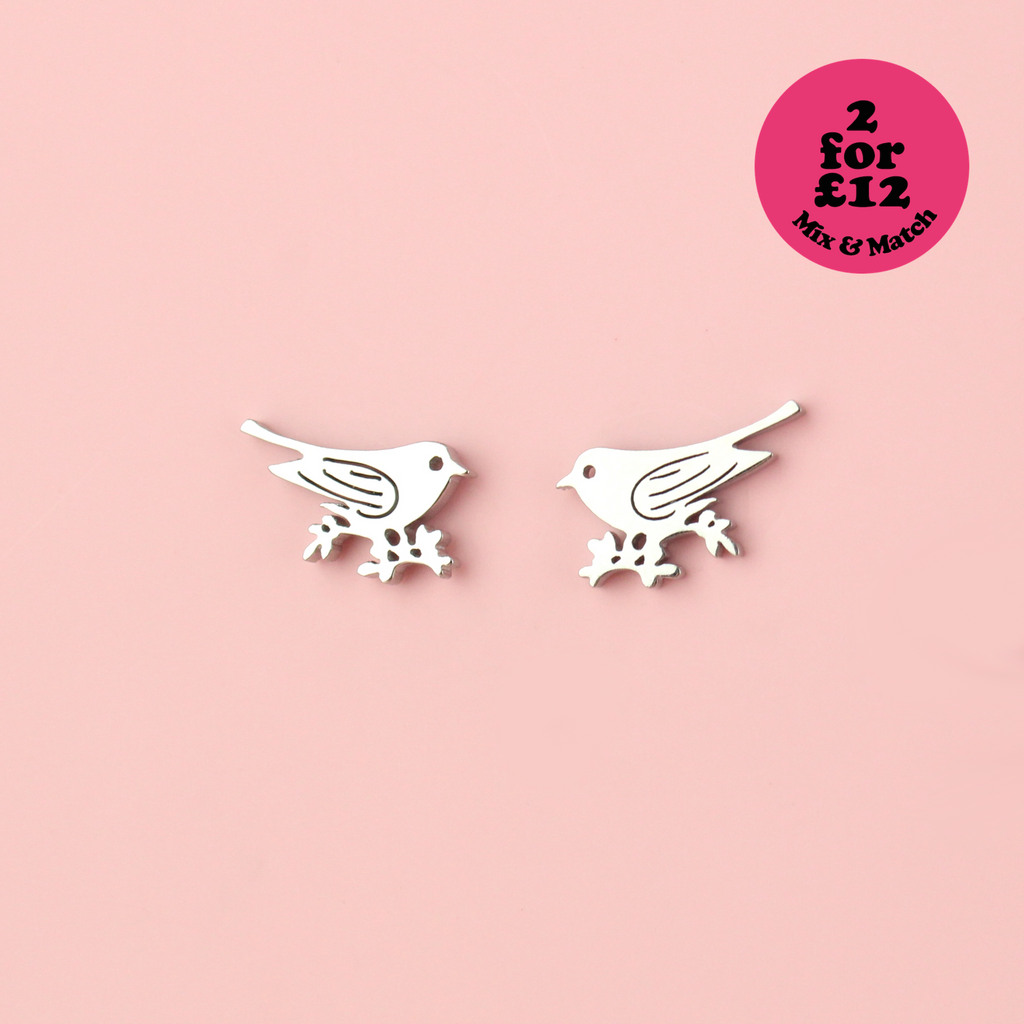 Birds of a Feather Stud Earrings