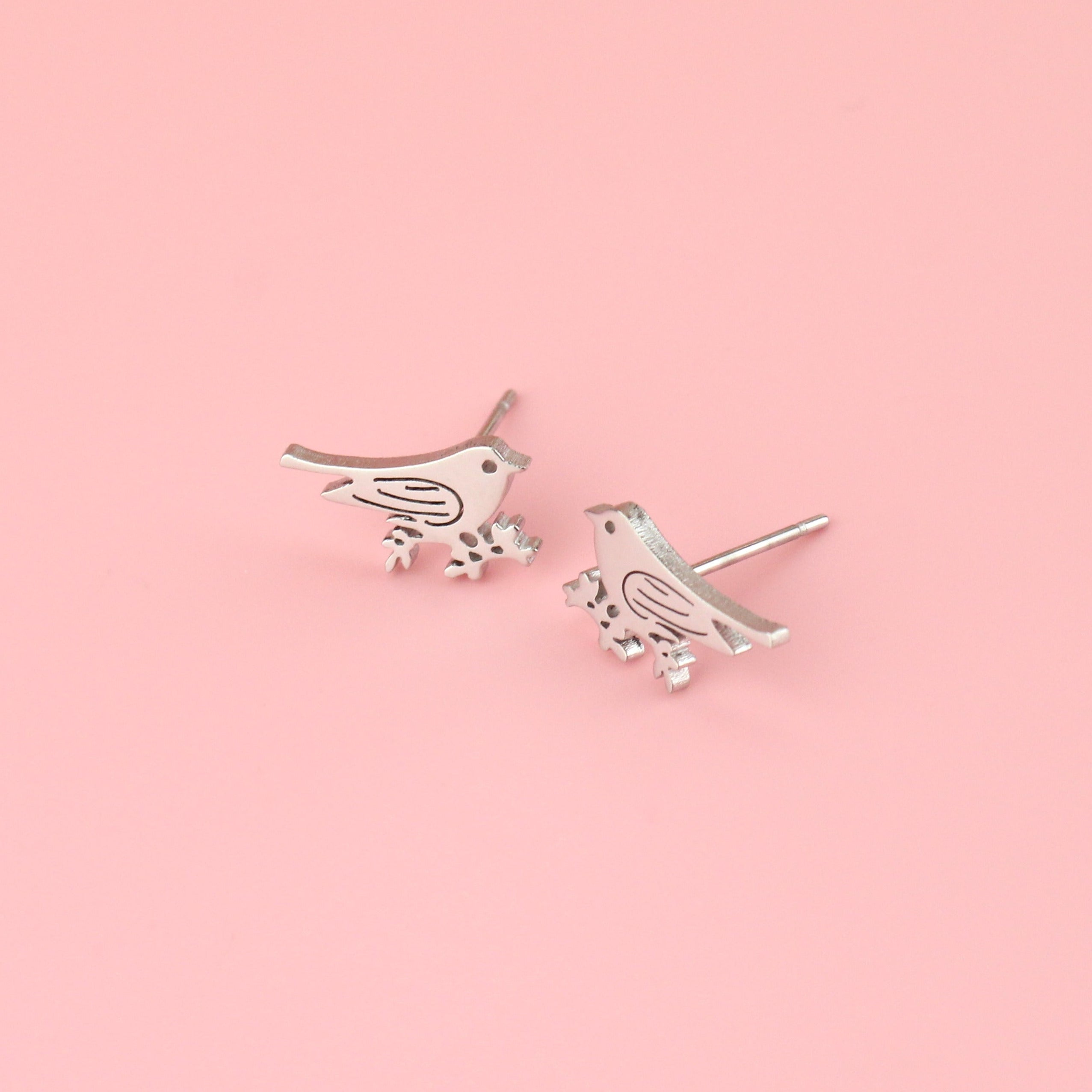 Birds of a Feather Stud Earrings