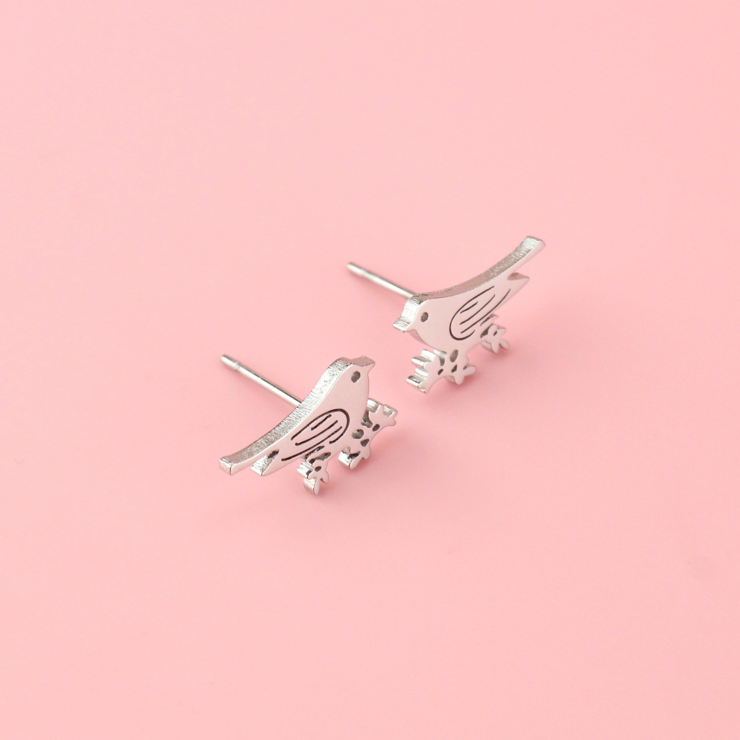Birds of a Feather Stud Earrings