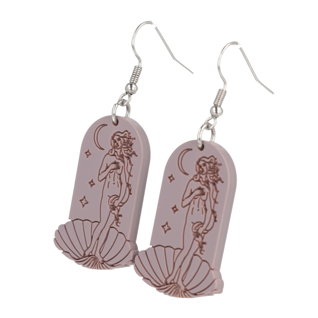 Birth of Venus Arch Earrings - Lavender