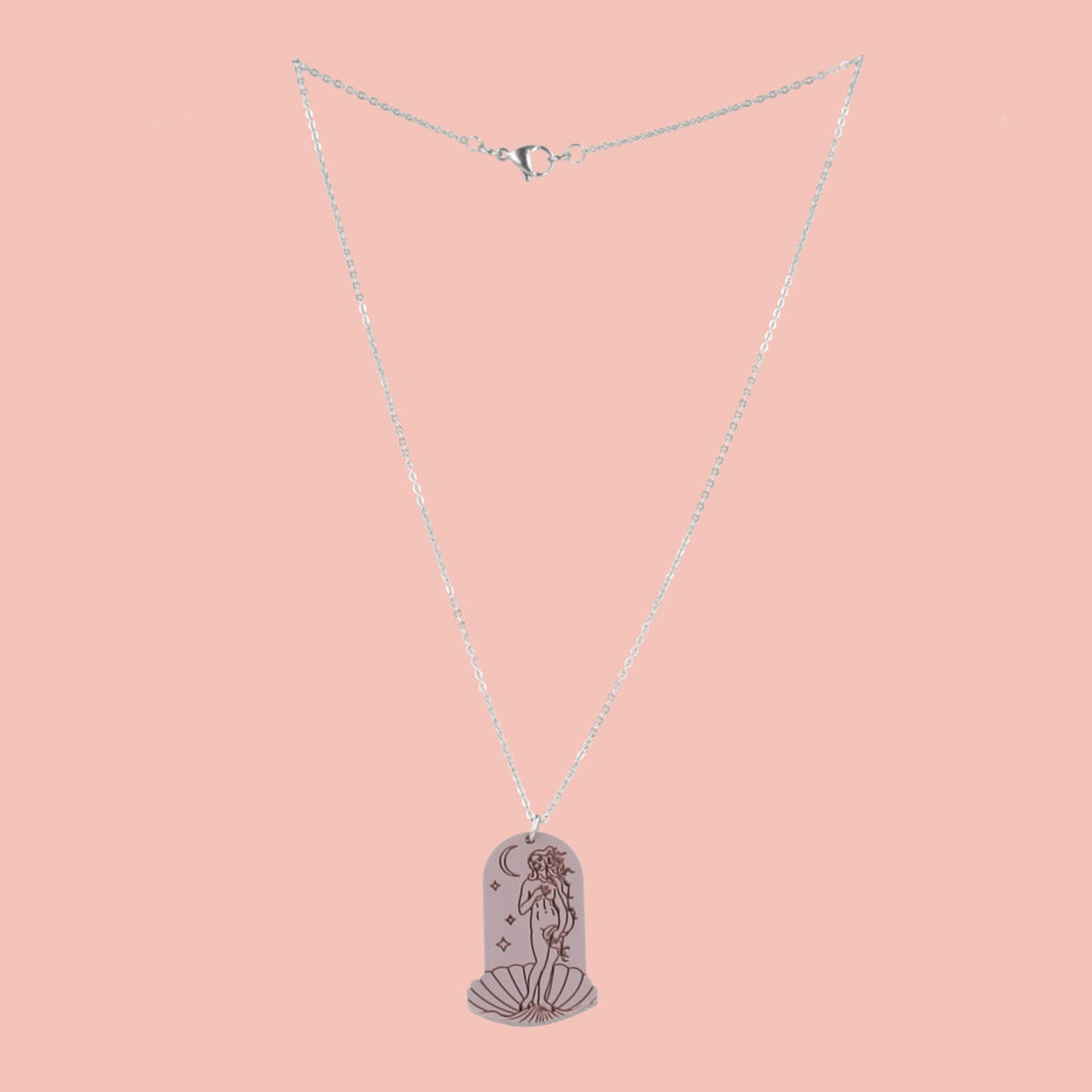 Birth of Venus Arch Necklace - Lavender