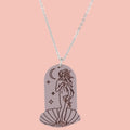 Birth of Venus Arch Necklace - Lavender