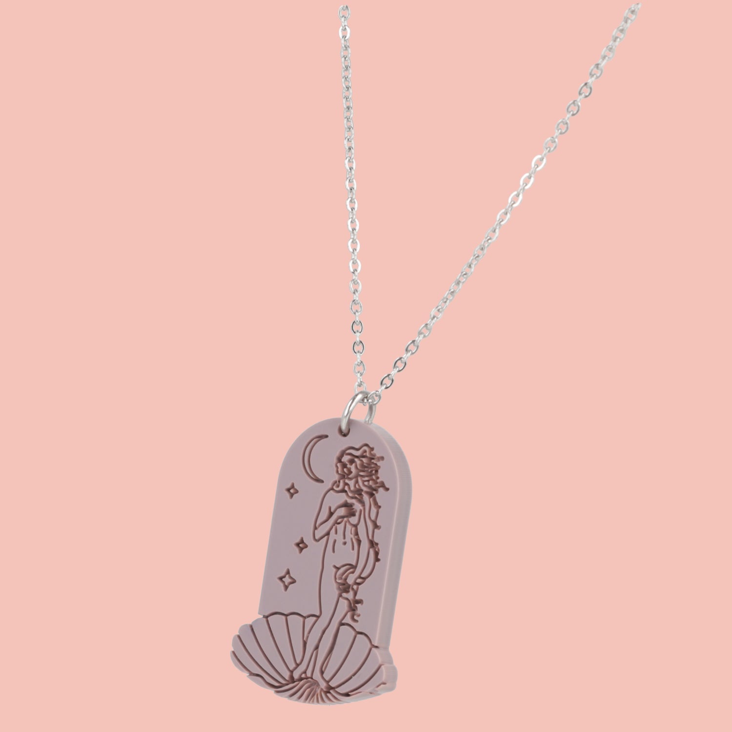 Birth of Venus Arch Necklace - Lavender