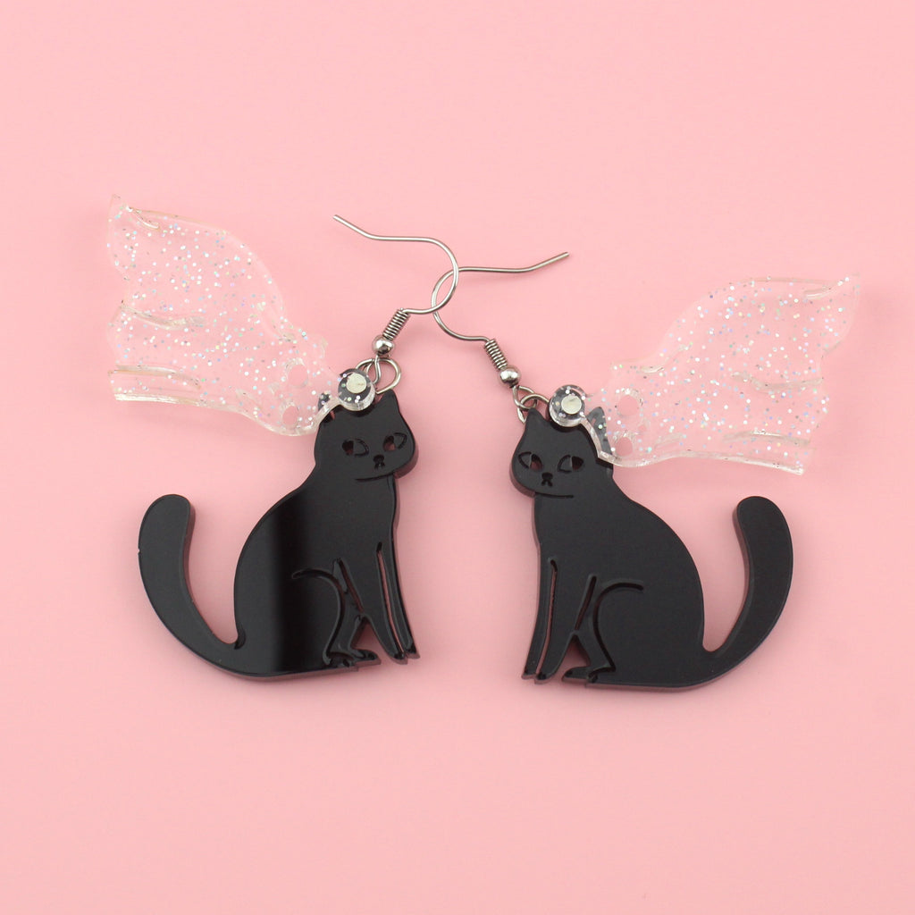 Black Purranormal Cativity Earrings