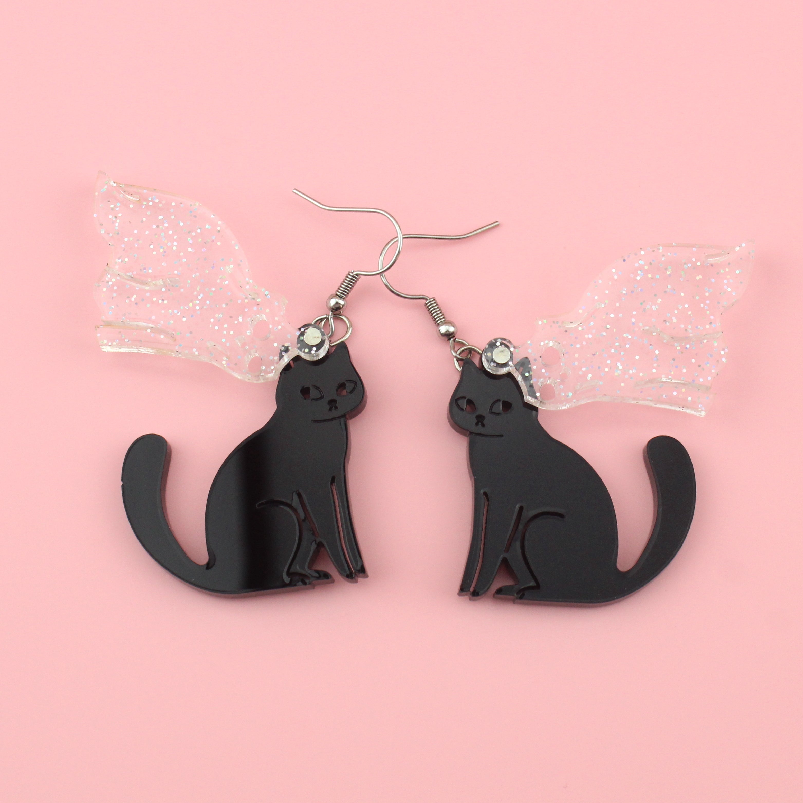 Black Purranormal Cativity Earrings