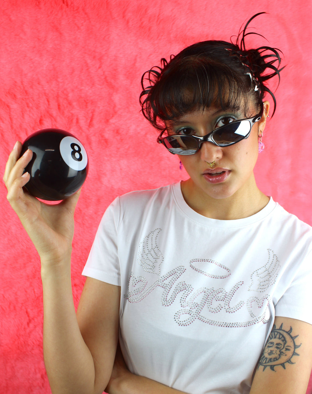 Beam Me Up! Alien Huggie Hoop Earrings