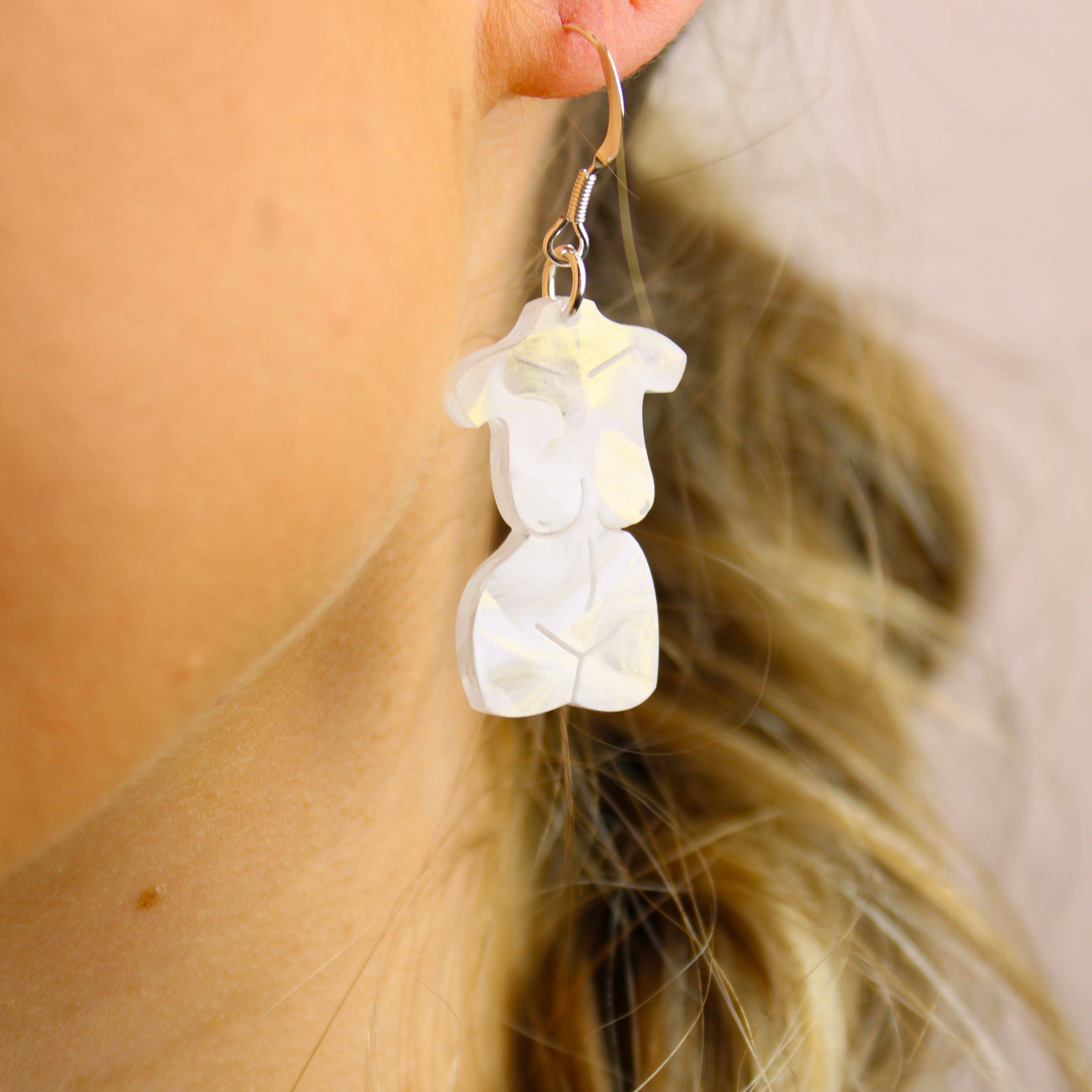 Birthday Suit Earrings- Almond