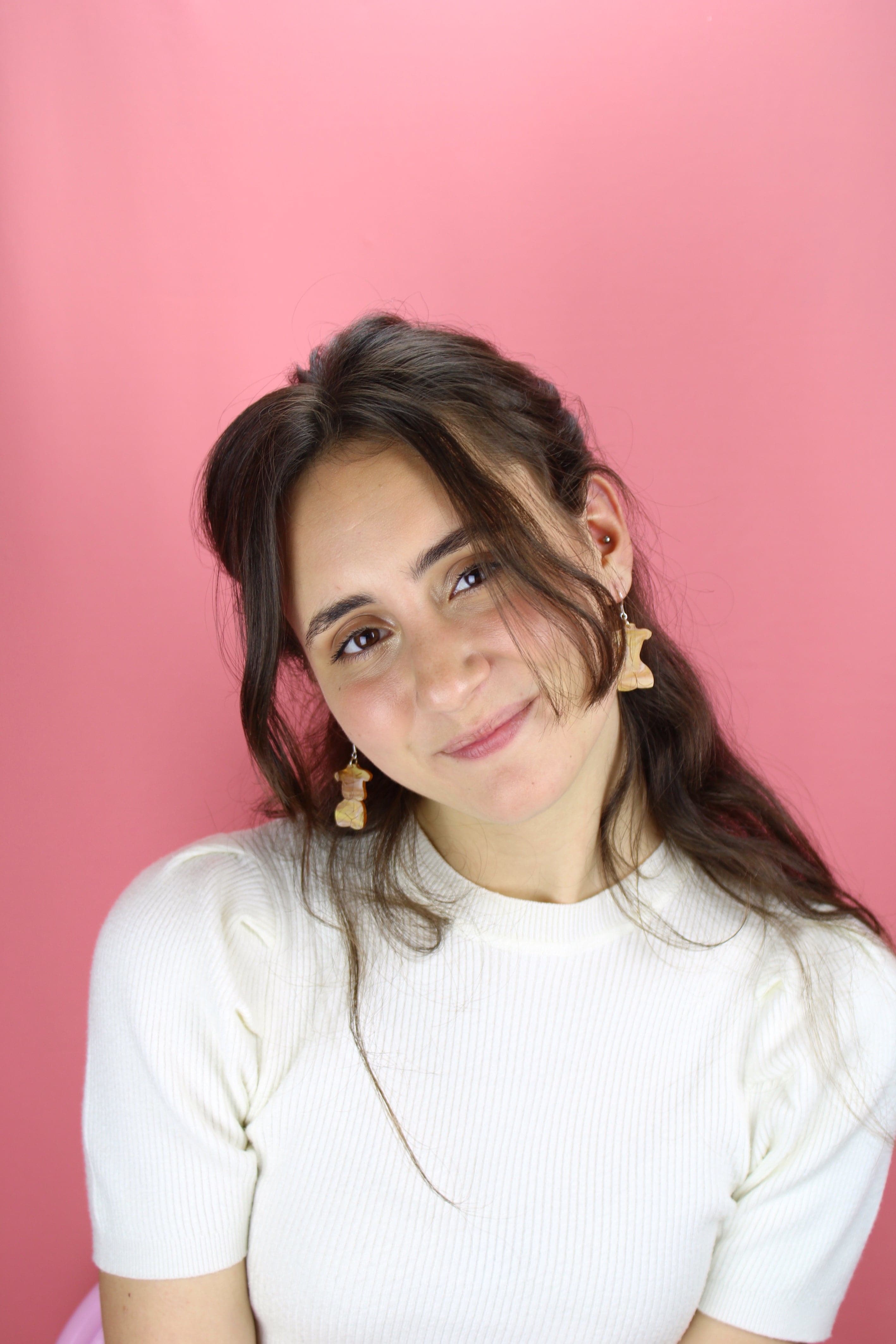 Birthday Suit Earrings - Pecan