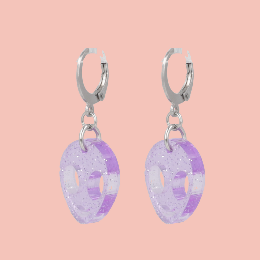 Beam Me Up! Alien Huggie Hoop Earrings