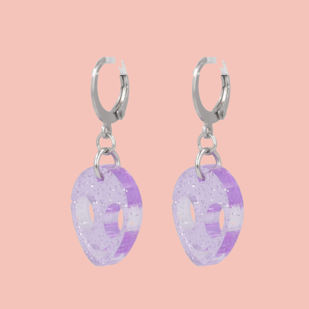 Beam Me Up! Alien Huggie Hoop Earrings