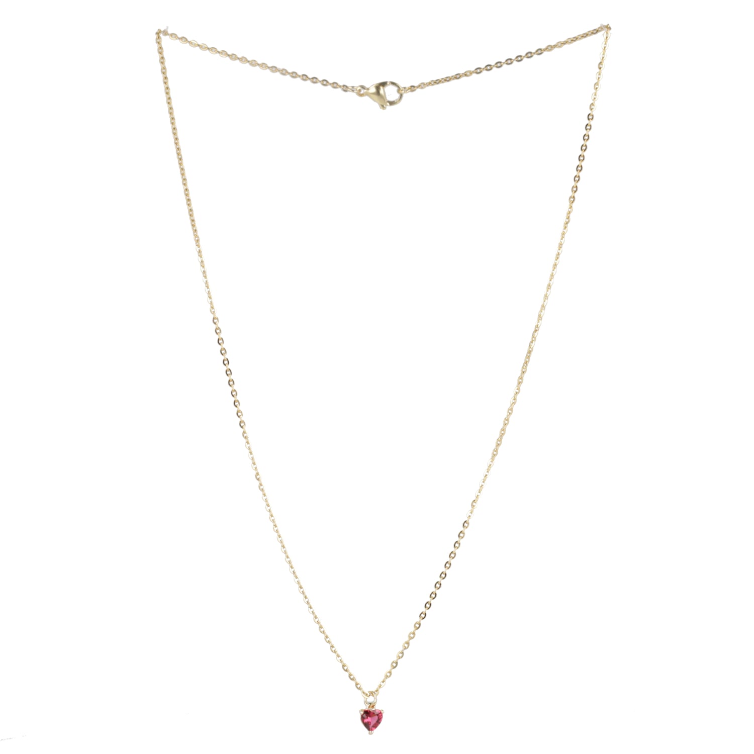 Bejewelled Heart Necklace