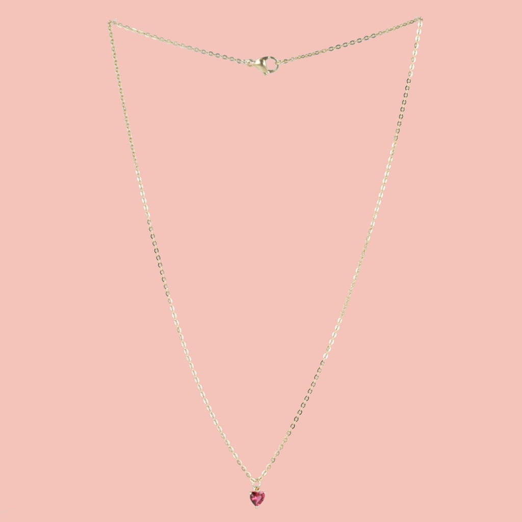 Bejewelled Heart Necklace