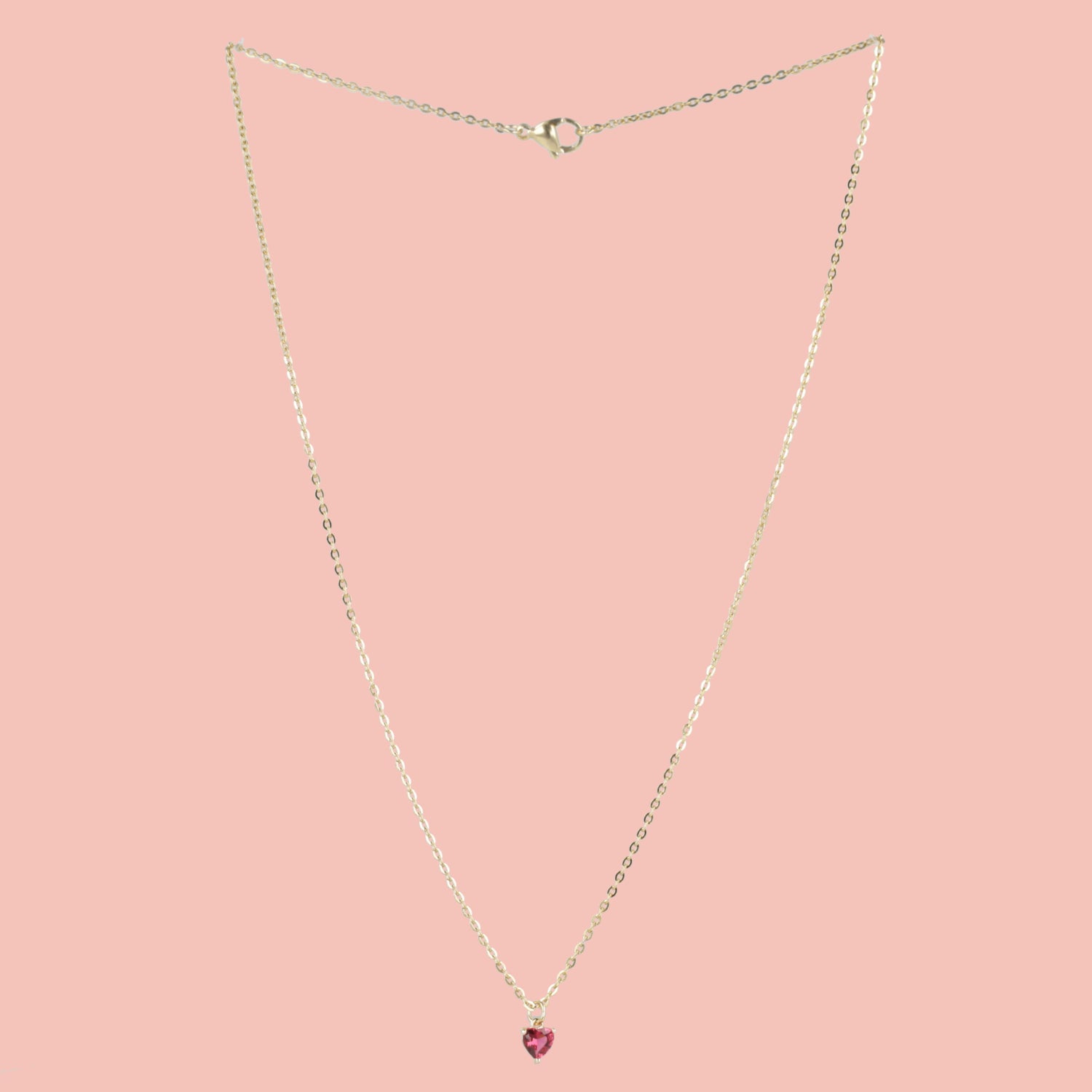 Bejewelled Heart Necklace
