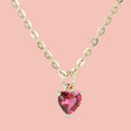 Bejewelled Heart Necklace