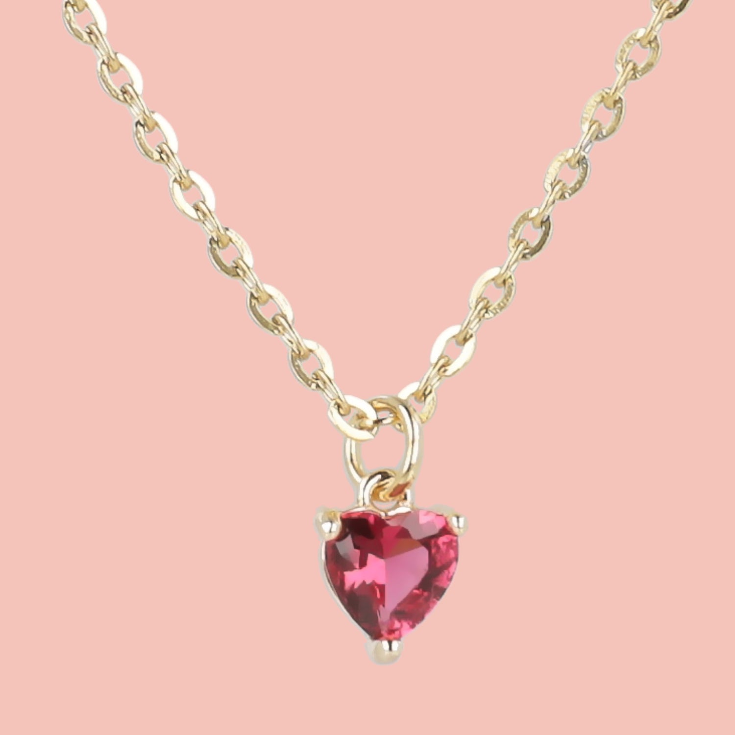 Bejewelled Heart Necklace