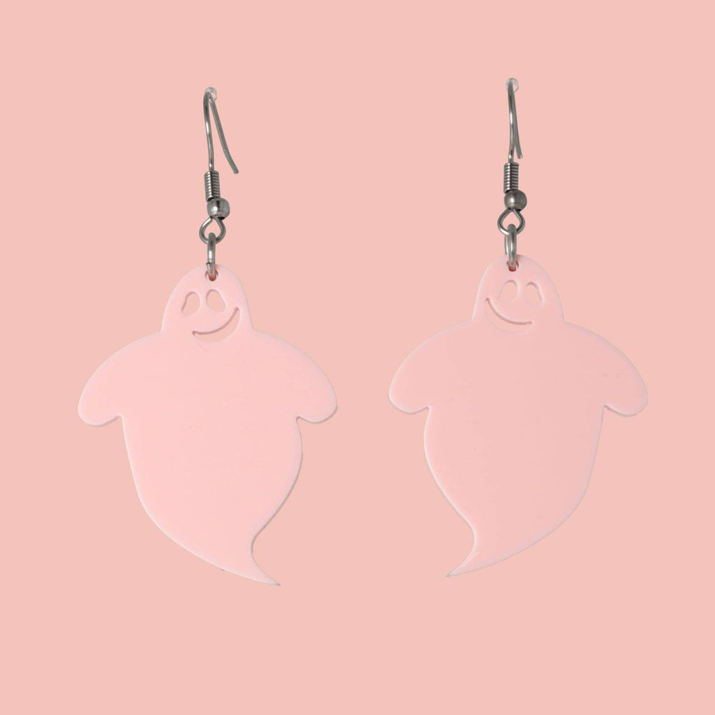 Bibbity Bobbity Boo Pink Ghost Earrings