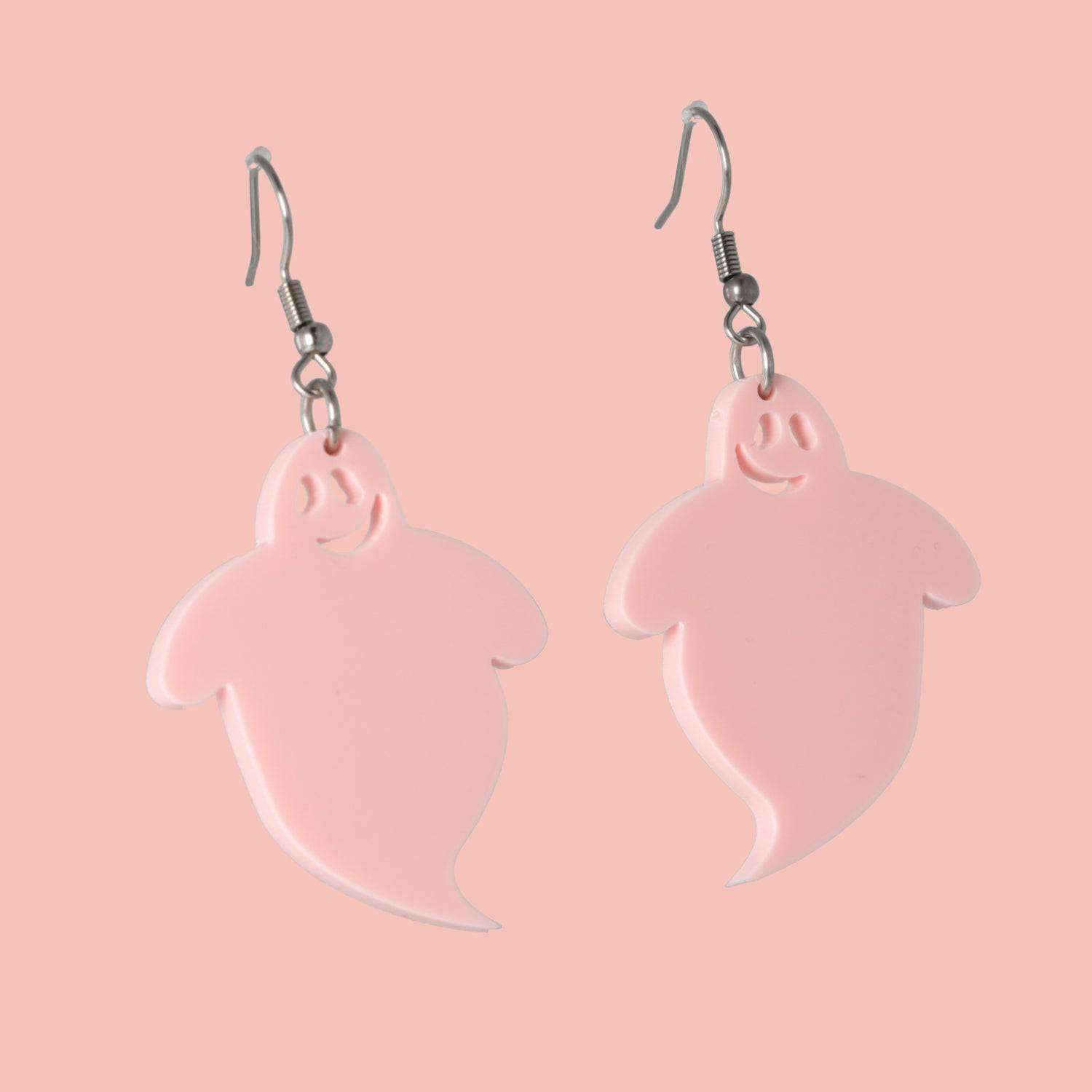 Bibbity Bobbity Boo Pink Ghost Earrings