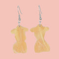 Birthday Suit Earrings - Pecan