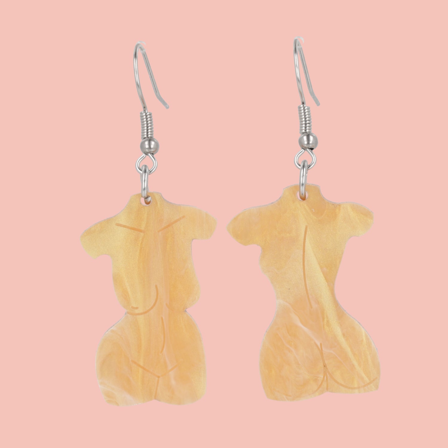 Birthday Suit Earrings - Pecan