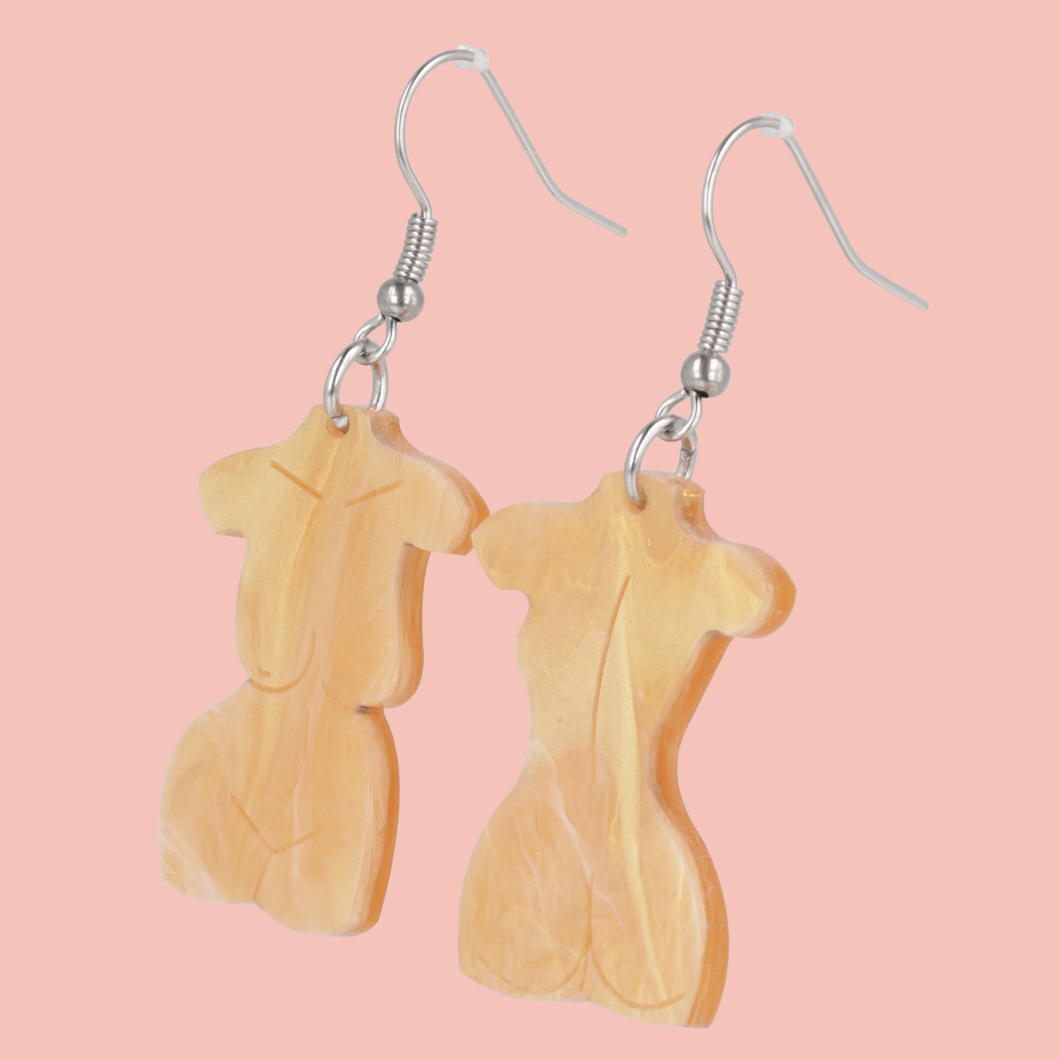 Birthday Suit Earrings - Pecan