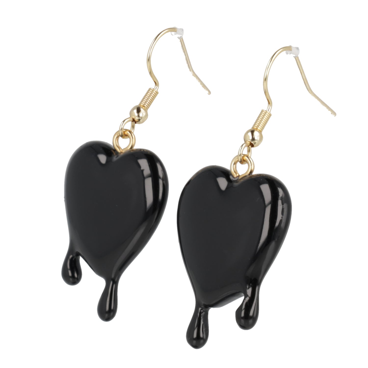 Black Bleeding Love Earrings