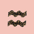 Black and Gold Wavy Hair Clips