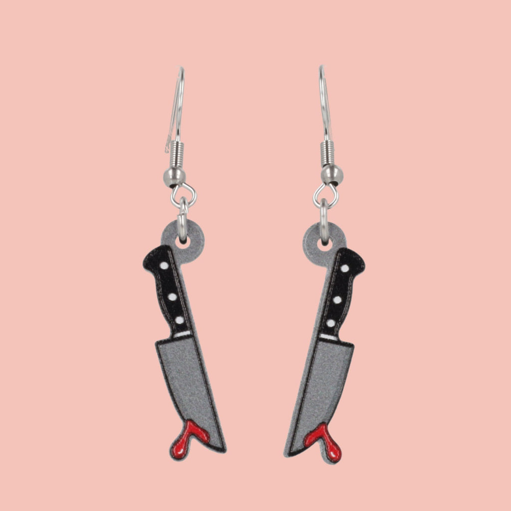 Bloody Knives Earrings