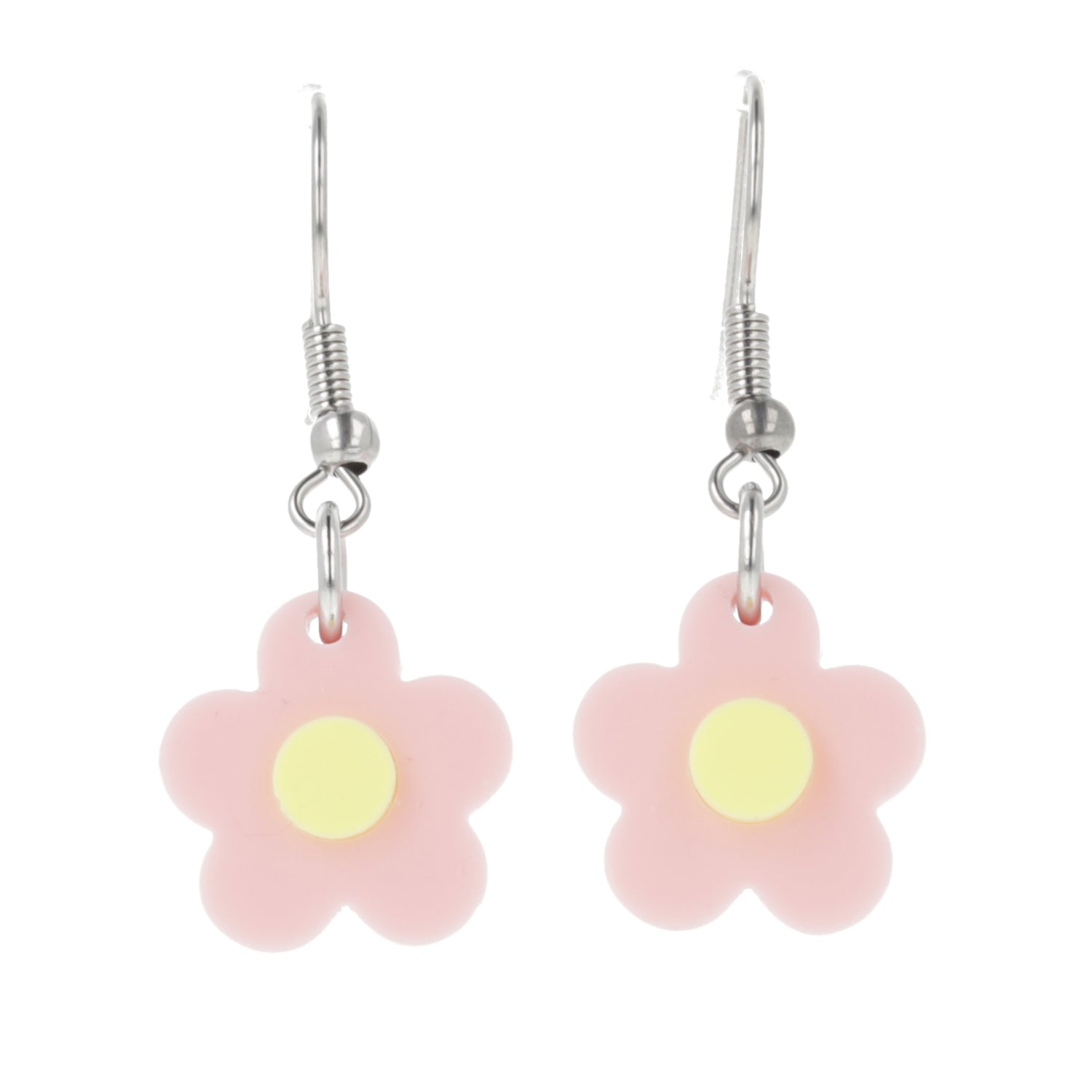 Blooming Botanicals Flower Earrings (Pink)
