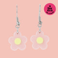 Blooming Botanicals Flower Earrings (Pink)