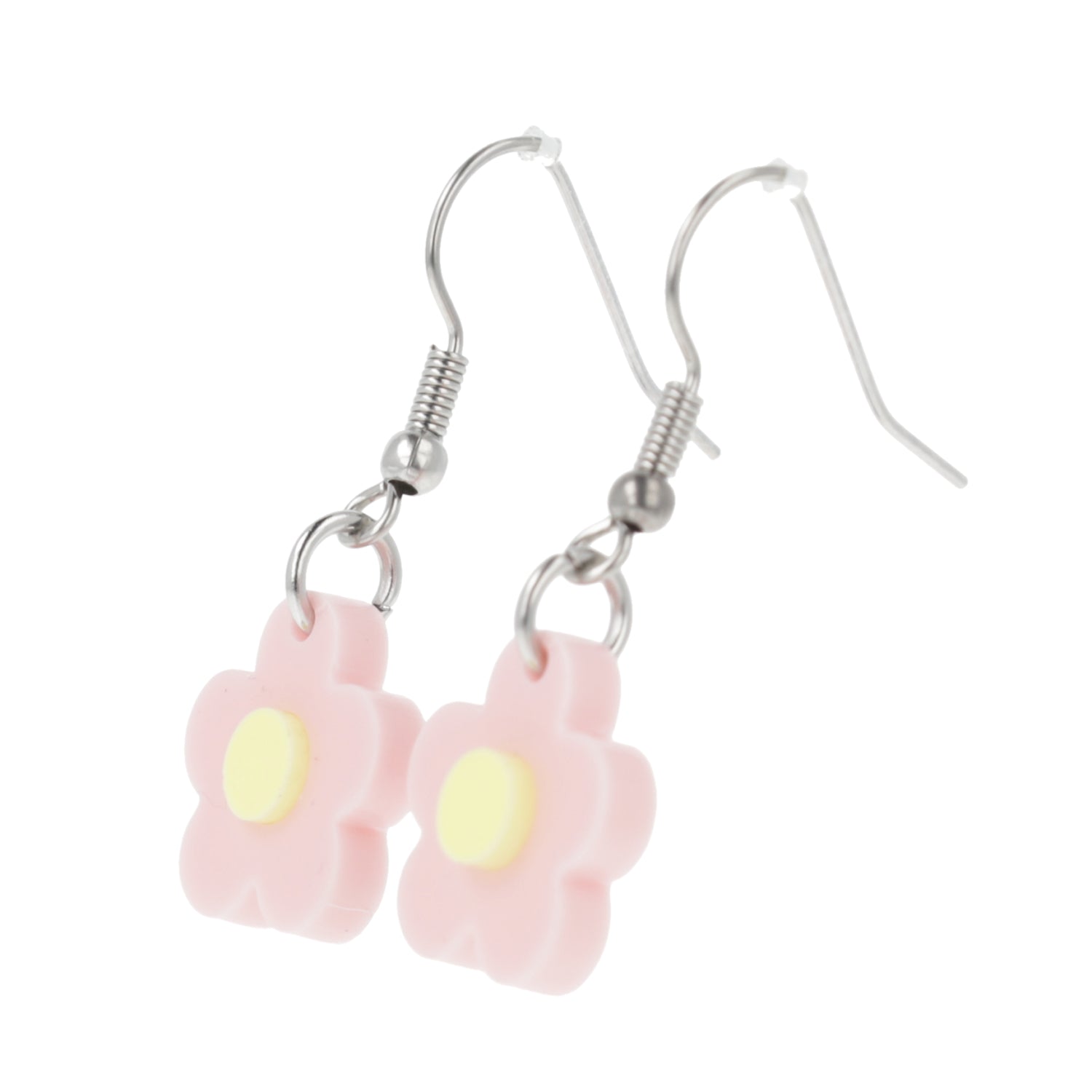 Blooming Botanicals Flower Earrings (Pink)