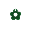 Blooming Botanicals Flower Charm (Dark Green)