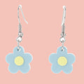 Blooming Botanicals Flower Earrings (Blue)