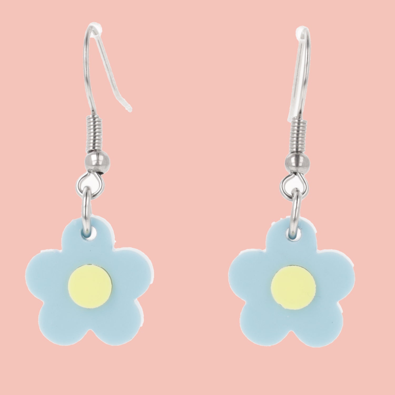 Blooming Botanicals Flower Earrings (Blue)