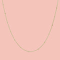 Beaded Necklace (Gold Plated)