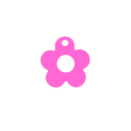 Blooming Botanicals Flower Charm (Hot Pink)